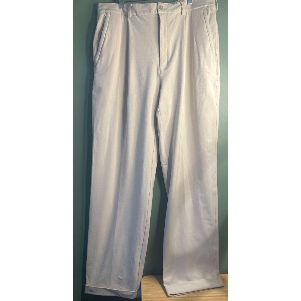 Nike Golf Dri-FIT Mens 36x32 Gray Performance Pants Stretch Golf Athletic preppy